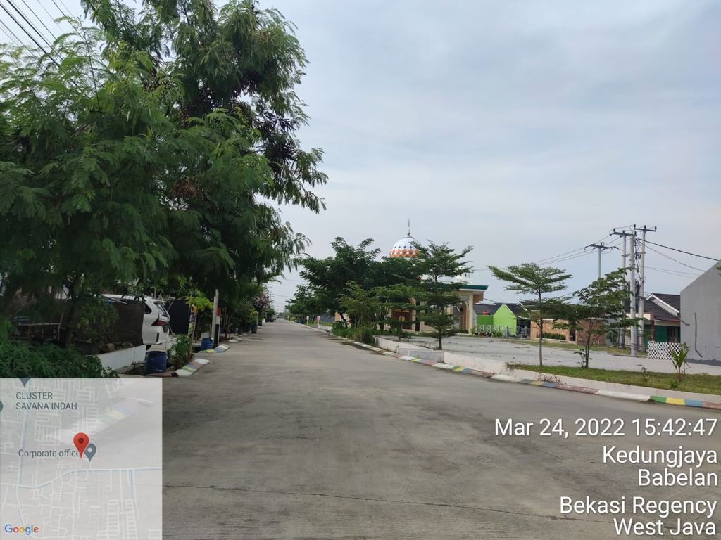 foto posisi tengah perumahan GRAND MAHKOTA 1 (RUKO)