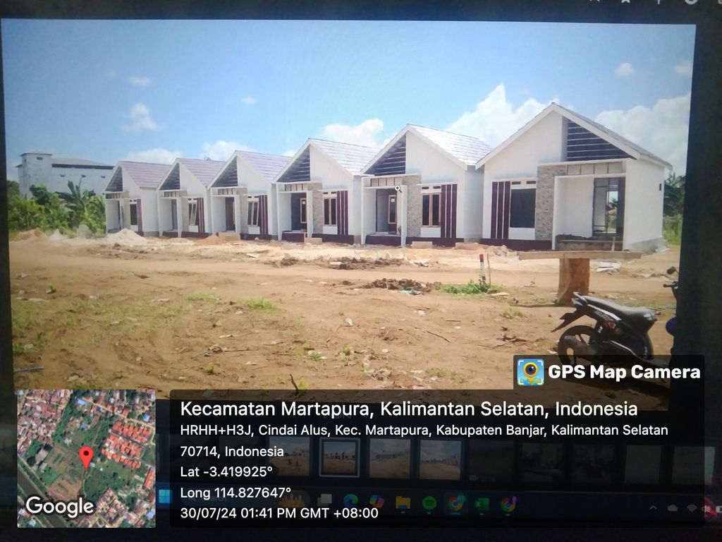 foto tampak rumah tipe BERLIAN PERMAI RESIDENCE (BPR )17 perumahan BERLIAN PERMAI RESIDENCE (BPR) 17