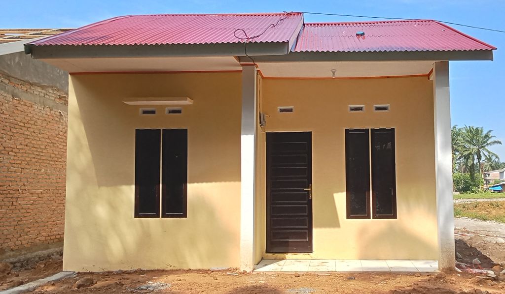 foto tampak rumah tipe 36 perumahan LESTARI 3