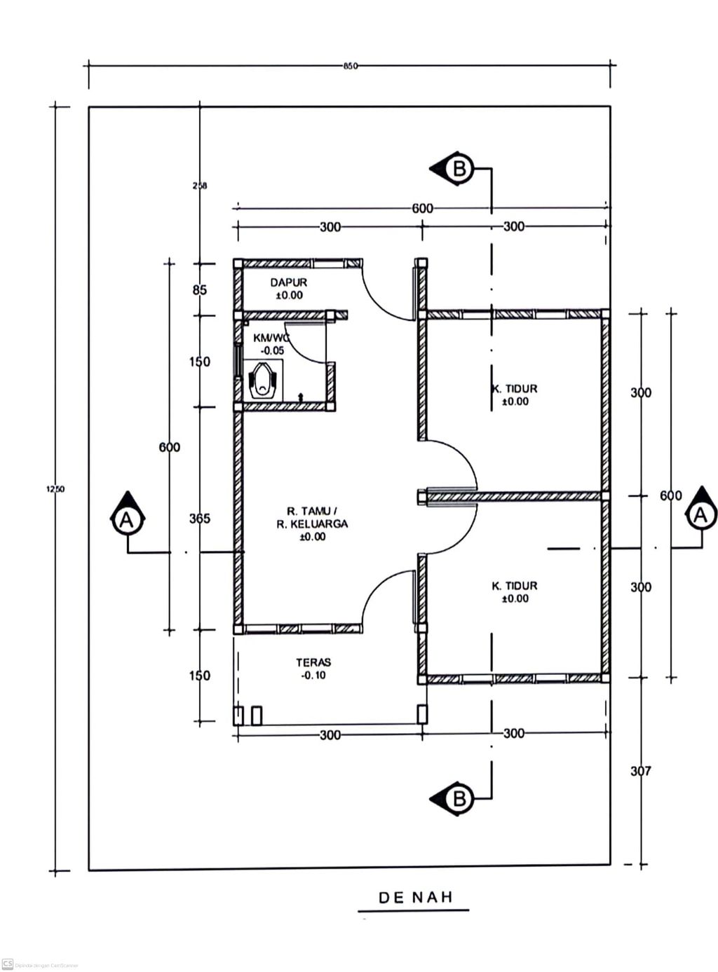 foto denah rumah tipe 36 perumahan KENZATA RESIDENCE 6
