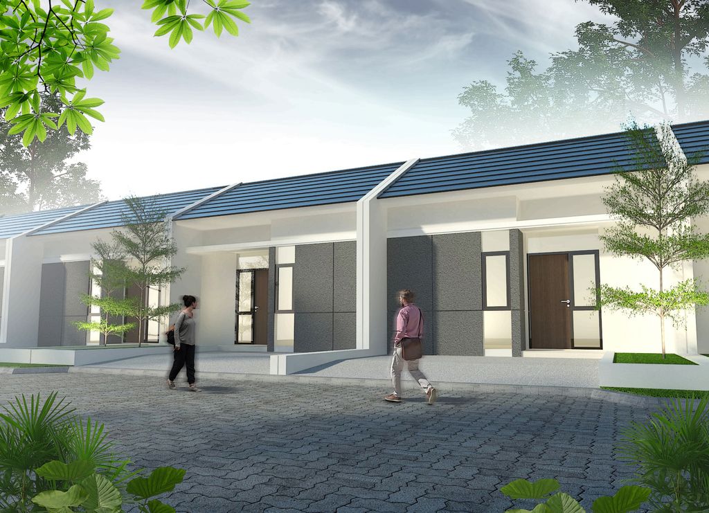 foto tampak rumah tipe 30/66 SUBSIDI perumahan Rembangan Hill Residence 3