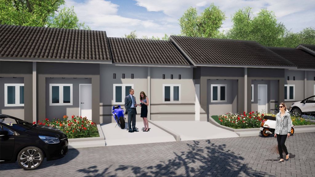 foto tampak rumah tipe 36+ perumahan Cipta Residence