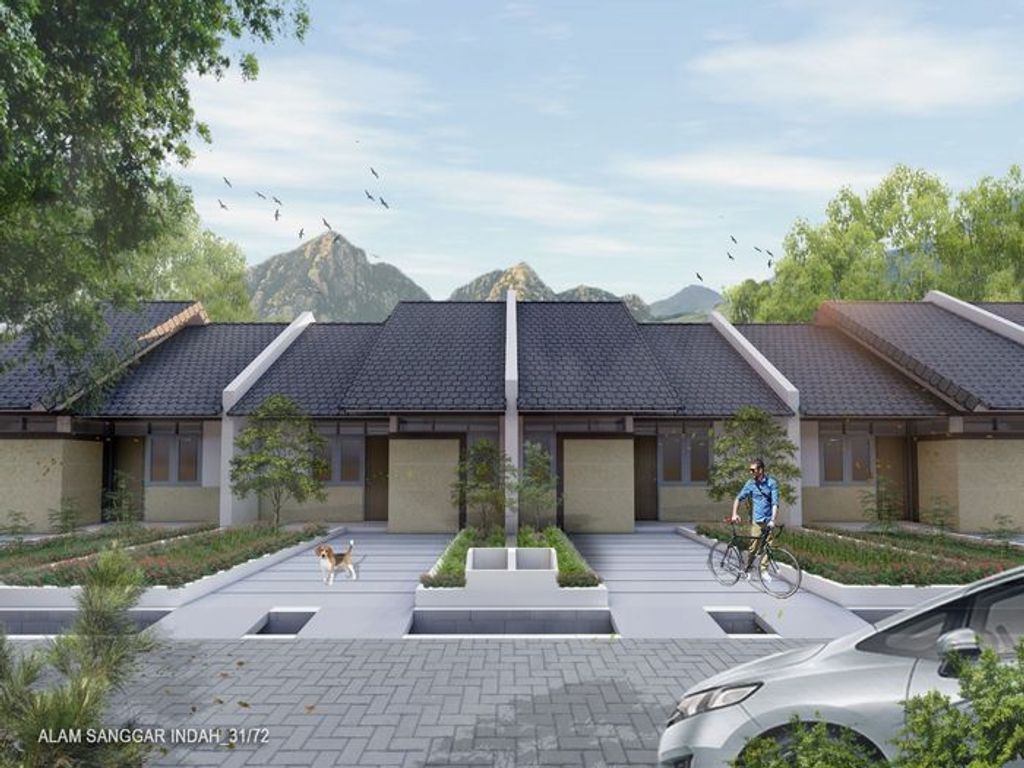 foto tampak rumah tipe 31/72 (119) 214 perumahan Alam Sanggar Indah