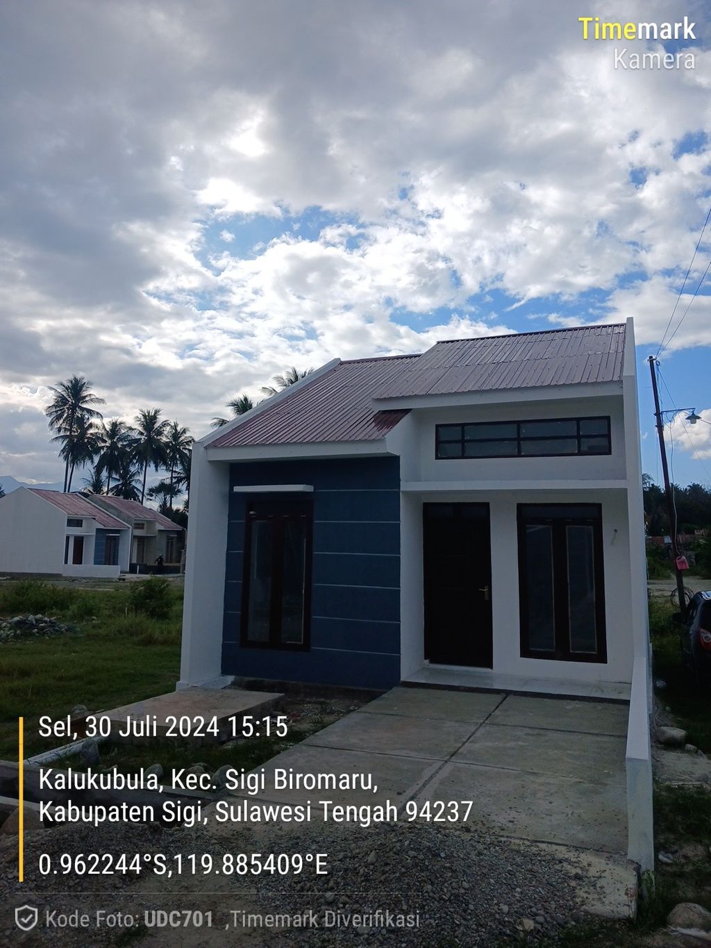 foto tampak rumah tipe Lando Garden perumahan LANDO GARDEN