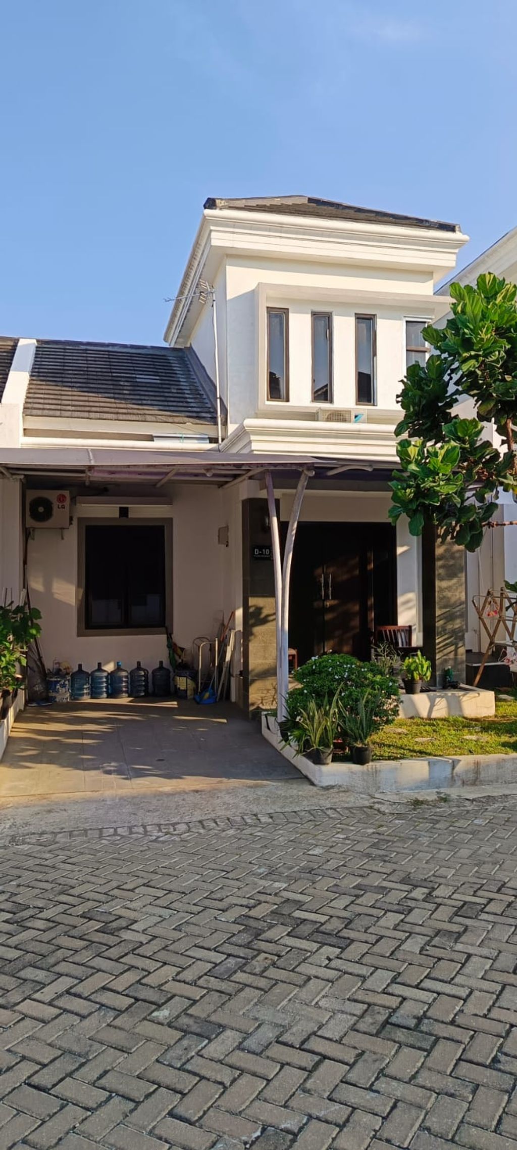 foto tampak rumah tipe 55/88 perumahan DUA MATA RESIDENCE