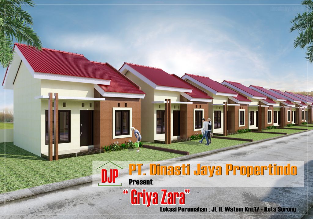 foto tampak rumah tipe subsidi perumahan GRIYA ZARA (TAHAP IV)