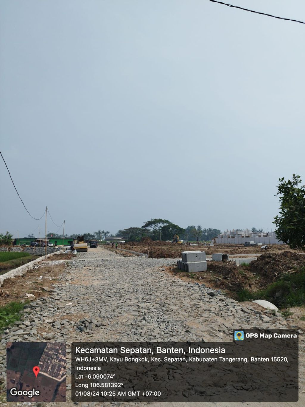 foto posisi tengah perumahan Kamaya Village