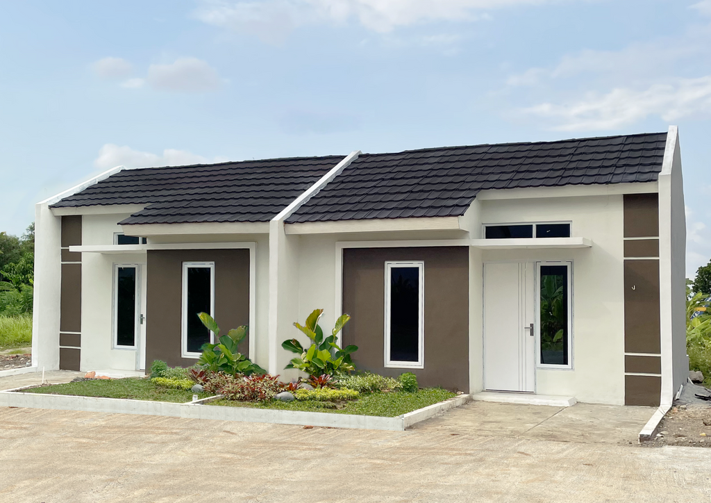 foto tampak rumah tipe Rumah Subsidi 28/60 perumahan Pilar Residence Majapahit