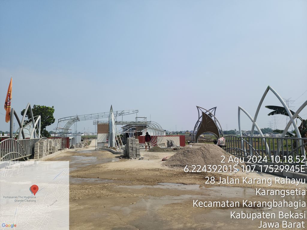 foto gerbang perumahan THE MAGNOLIA GRANDE