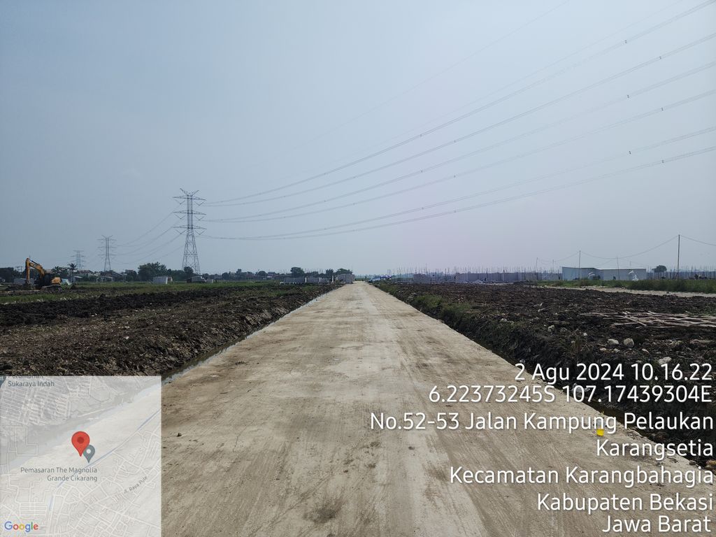 foto posisi tengah perumahan THE MAGNOLIA GRANDE