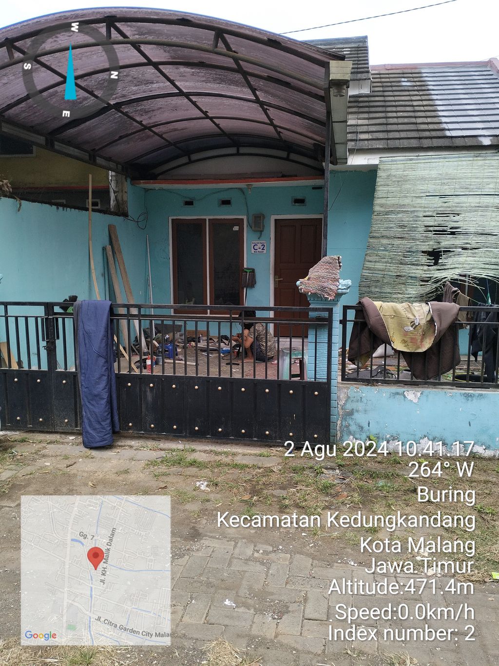 foto tampak rumah tipe SUBSIDI perumahan PERUM BURING INDAH REGENCY 3 NEW