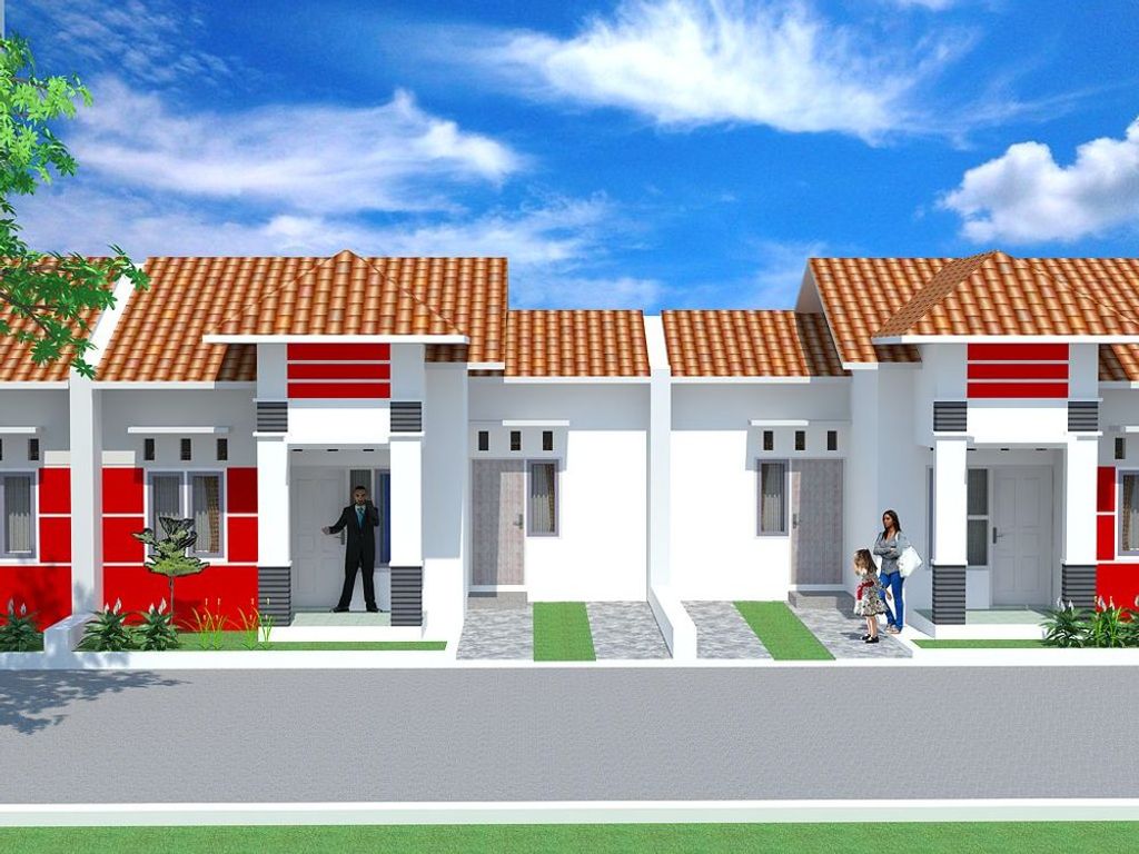 foto tampak rumah tipe 40 perumahan Perumahan Bukit Hijau Tunggul Wulung