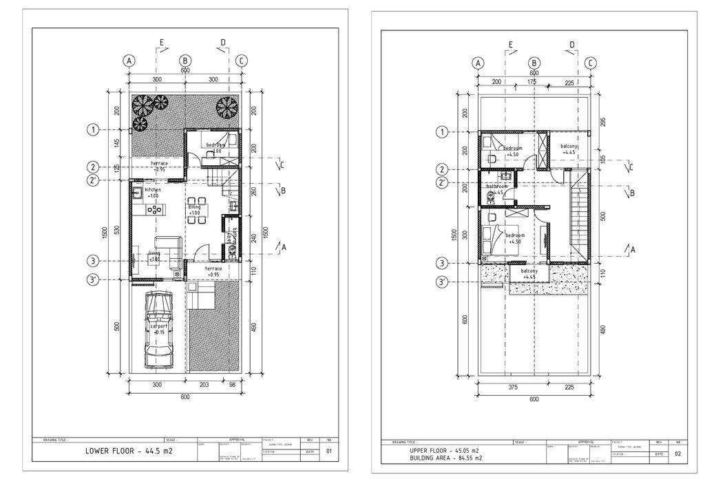 foto denah rumah tipe JASMINE-D-8 perumahan Penta Garden