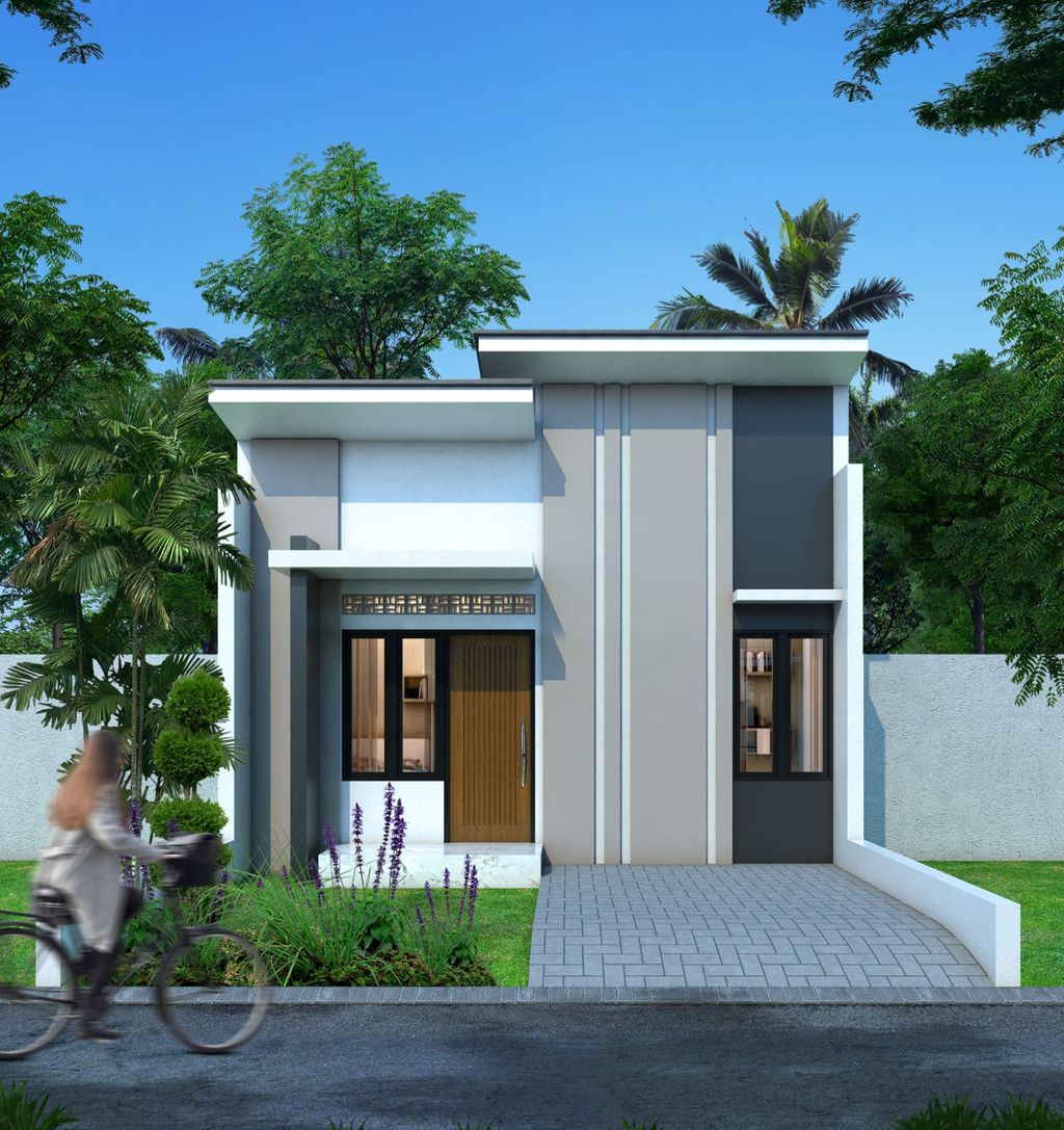 foto tampak rumah tipe B 10 perumahan PERUMAHAN PESONA MAHARDIKA