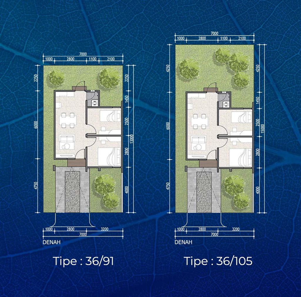 foto denah rumah tipe Viola Premium perumahan CitraRaya City Cluster Cempaka Asri