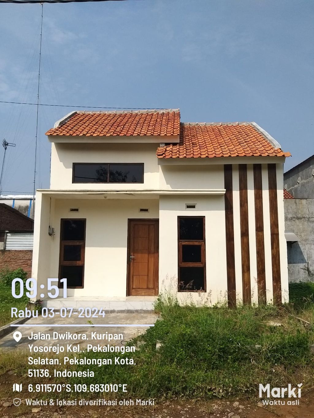 foto tampak rumah tipe 30 perumahan GRAND YOSOREJO