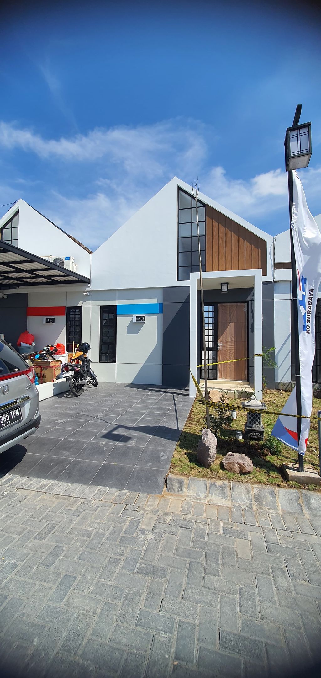 foto tampak rumah tipe Osaka 2 kav 24 perumahan GRHA TAMAN PELANGI 2 CLUSTER OSAKA 2
