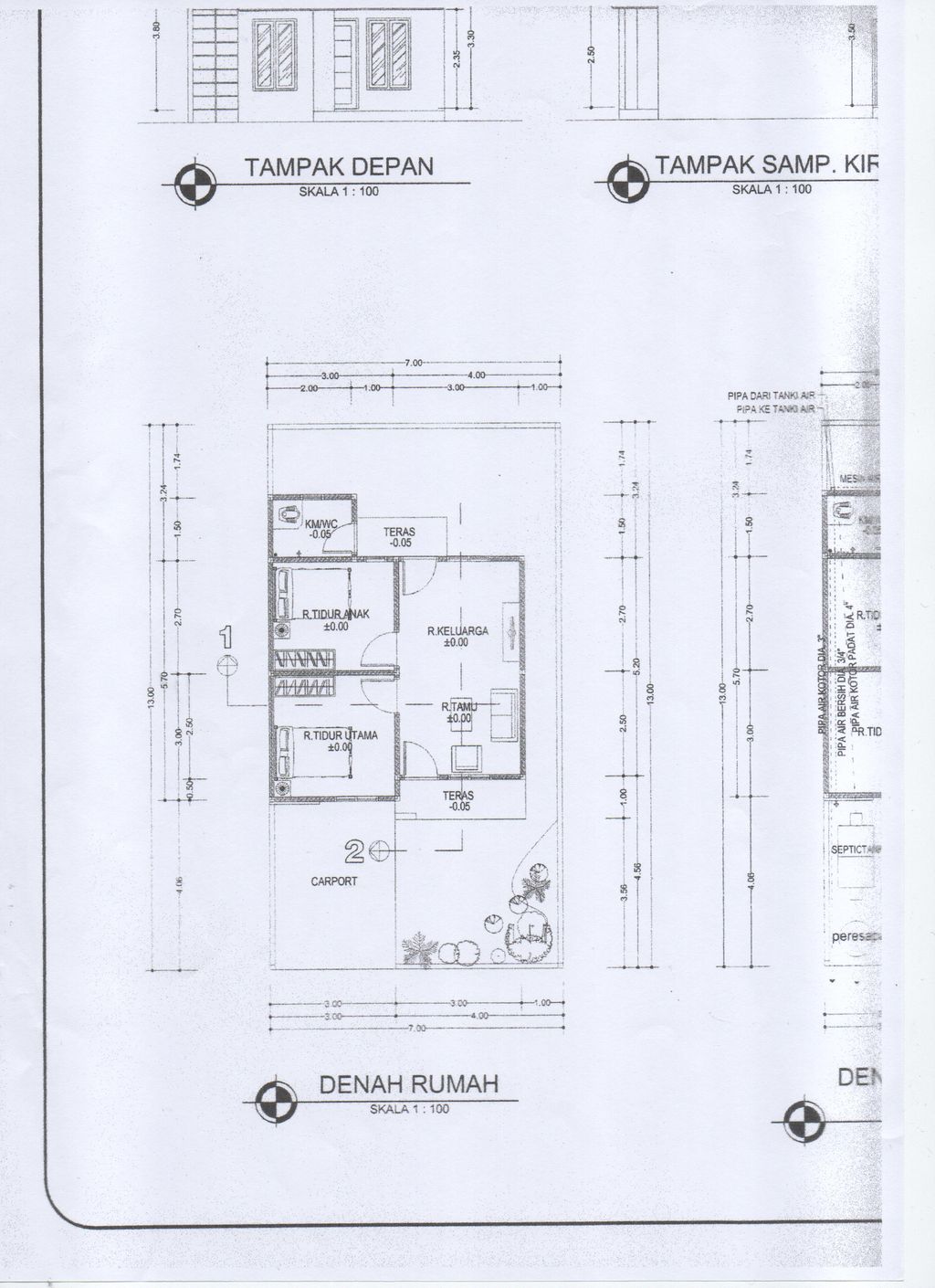 foto denah rumah tipe 36 perumahan Perumahan Utama Regency II