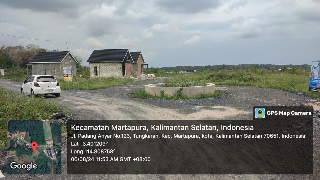 foto posisi tengah perumahan MUFTI KARYA REGENCY