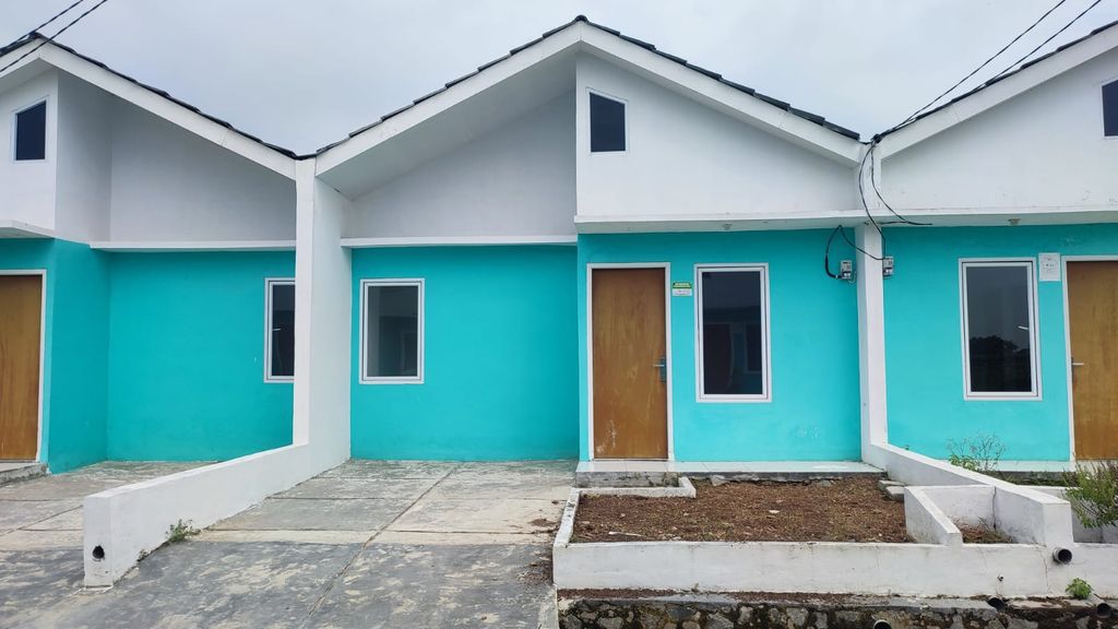 foto tampak rumah tipe KOTA PELANGI 122 perumahan PERUMAHAN KOTA PELANGI