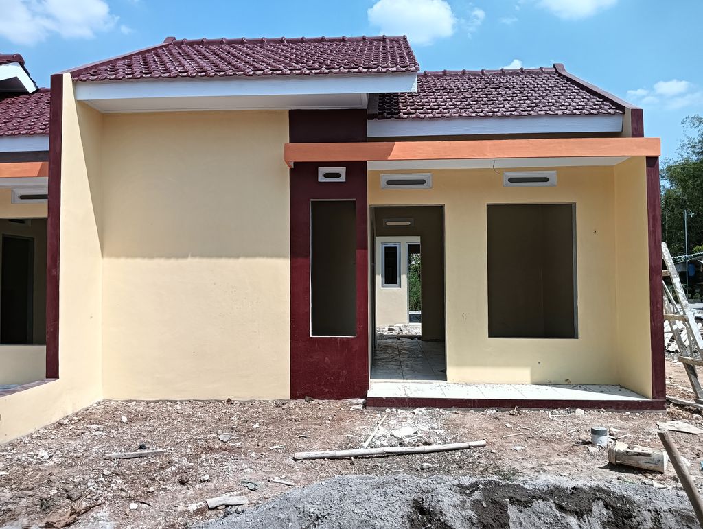 foto tampak rumah tipe 30/60 perumahan Griya Mulya Asri Tahap 2