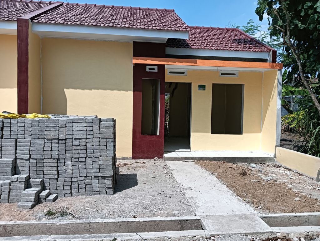foto tampak rumah tipe 30/65 perumahan Griya Mulya Asri Tahap 2