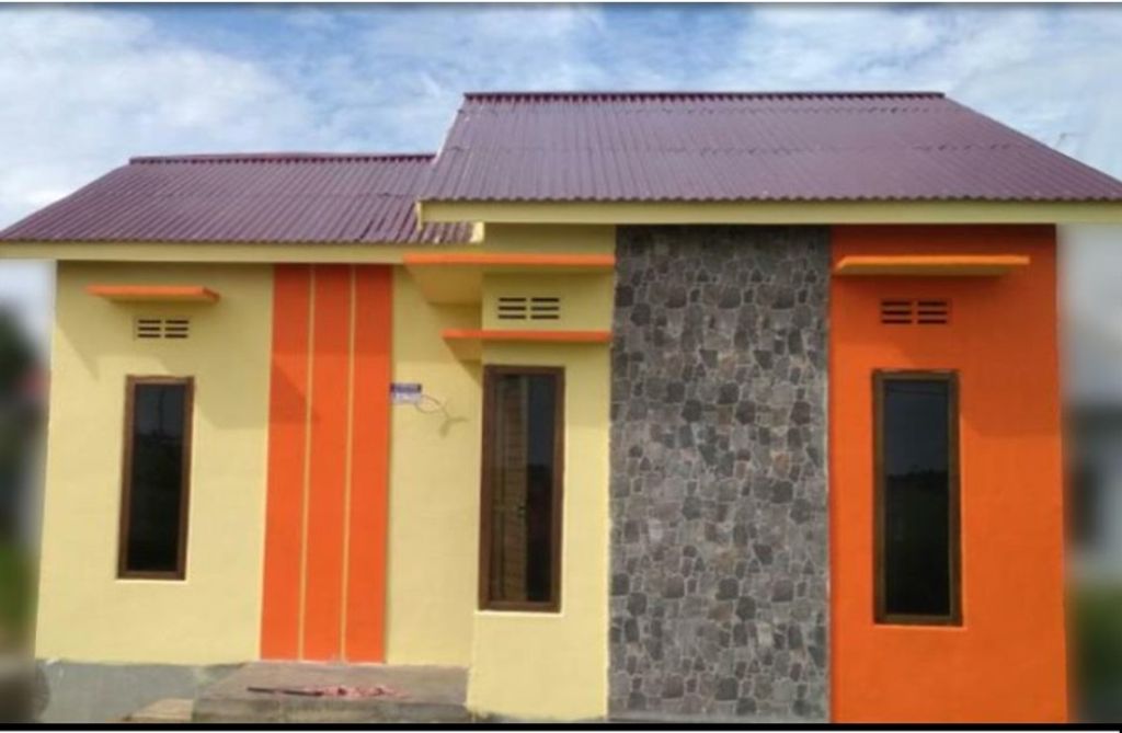 foto tampak rumah tipe 36 perumahan GRAHA MUTIARA INDAH