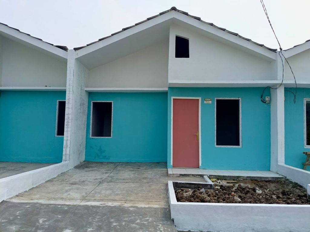 foto tampak rumah tipe KOTA PELANGI 99 perumahan PERUMAHAN KOTA PELANGI