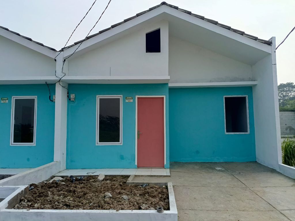 foto tampak rumah tipe KOTA PELANGI 150 perumahan PERUMAHAN KOTA PELANGI