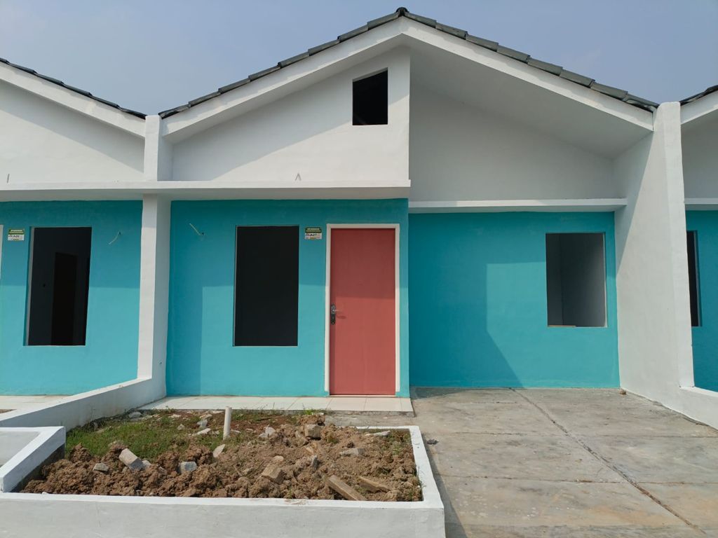 foto tampak rumah tipe KOTA PELANGI 168 perumahan PERUMAHAN KOTA PELANGI