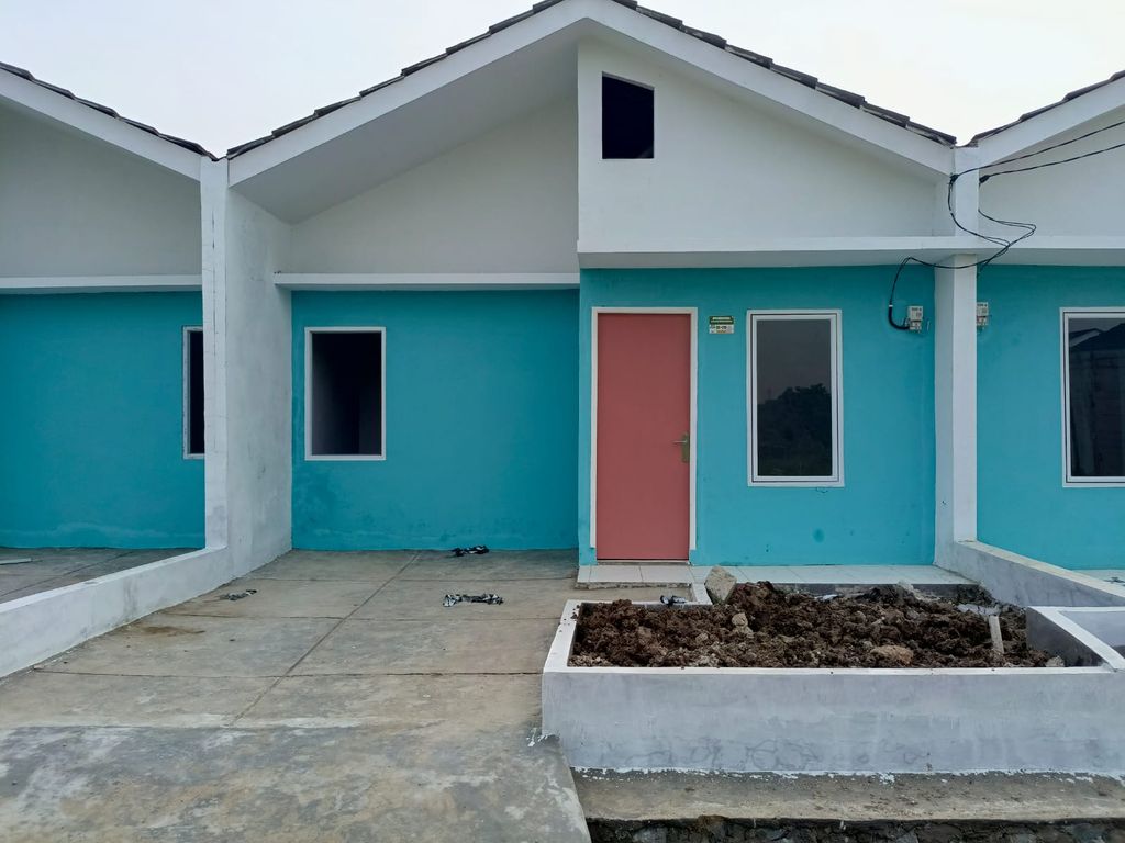 foto tampak rumah tipe KOTA PELANGI 178 perumahan PERUMAHAN KOTA PELANGI