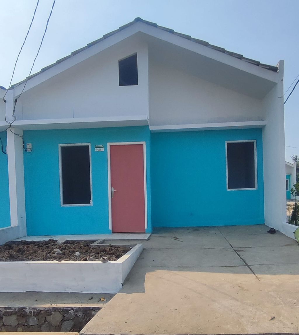 foto tampak rumah tipe KOTA PELANGI 165 perumahan PERUMAHAN KOTA PELANGI