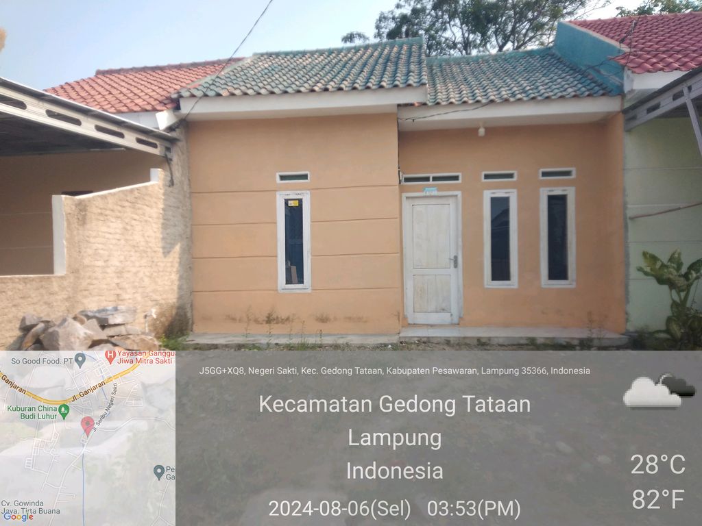 foto contoh rumah perumahan Bukit Barisan 3 Blok F