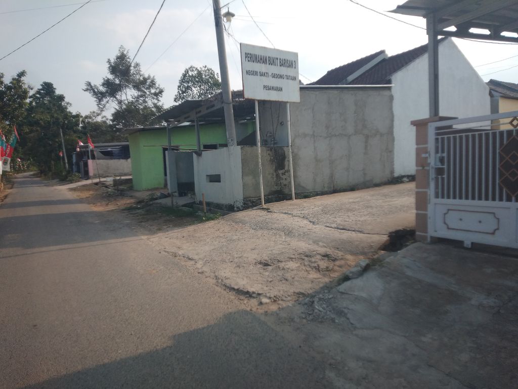 foto gerbang perumahan Bukit Barisan 3 Blok F