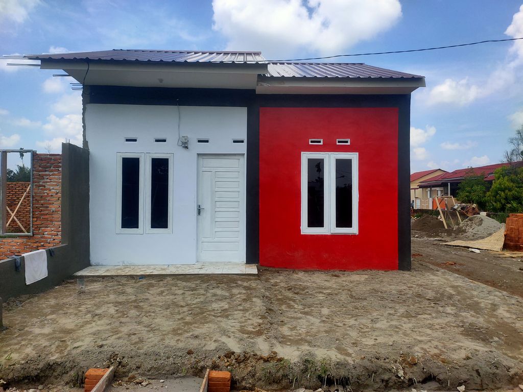 foto tampak rumah tipe 36 perumahan ROYALE MUTIARA II