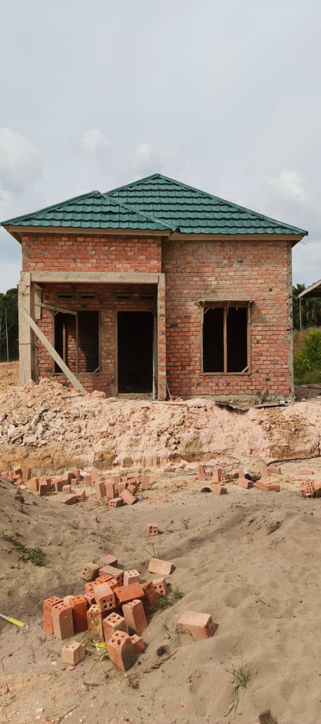 foto tampak rumah tipe 36 perumahan Griya Kencana Asri 3 Pengembangan 1