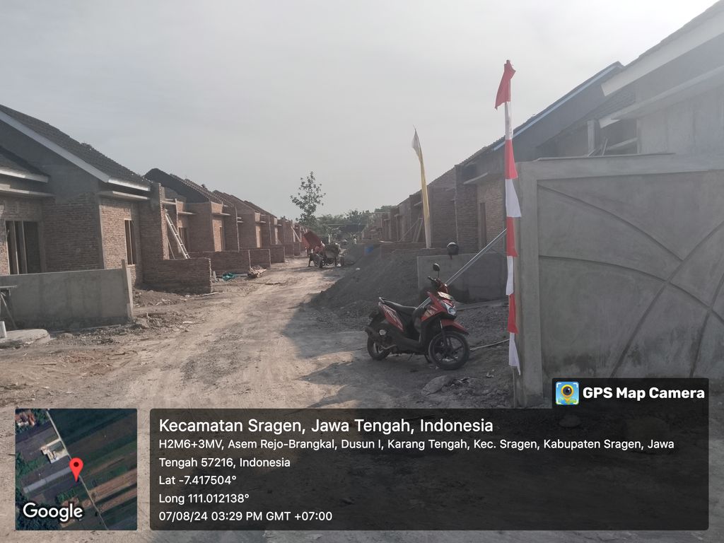 foto gerbang perumahan The afzar village 2