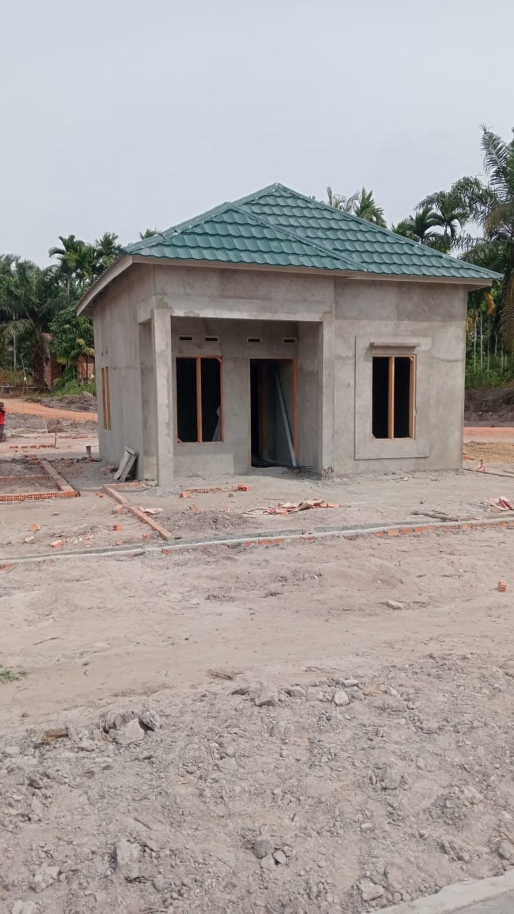 foto tampak rumah tipe 36 perumahan Bintang Kenali 2