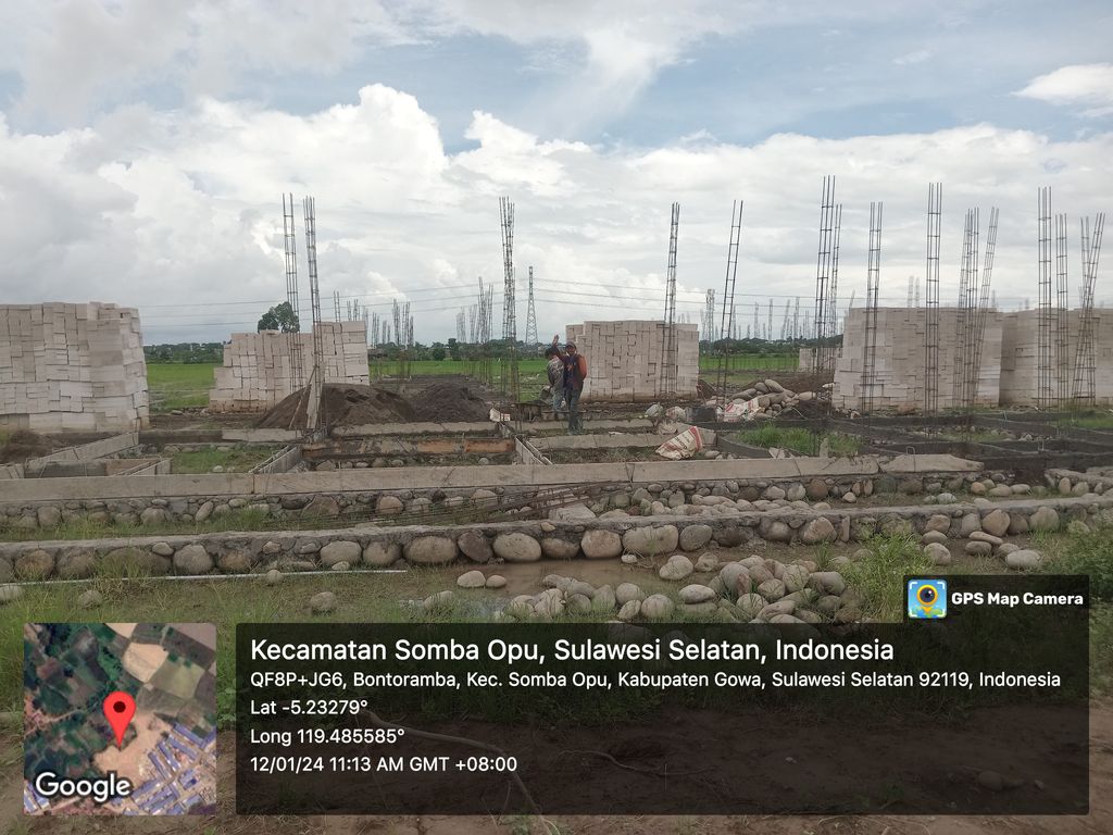 foto posisi tengah perumahan BUMI BORONGLOE PERMAI 6