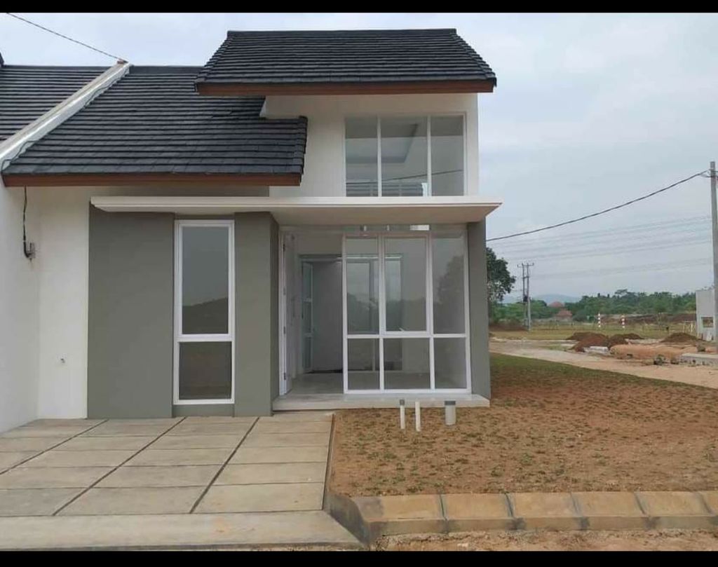 foto tampak rumah tipe MILLENIAL STANDART A perumahan Lialang Residence