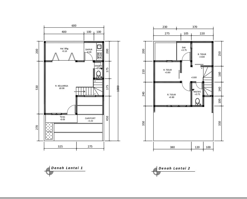foto denah rumah tipe 60 New Compact HC Classic (3KT) (713) perumahan G-Land Arcadia Buahbatu