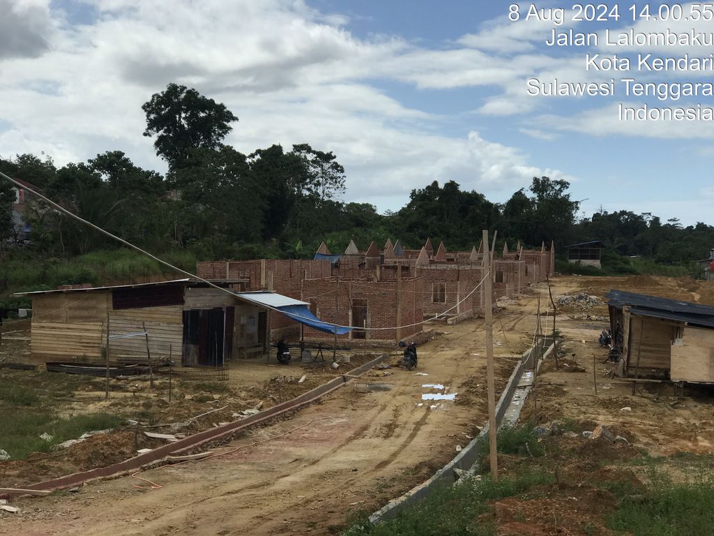 foto posisi tengah perumahan Amar Residence