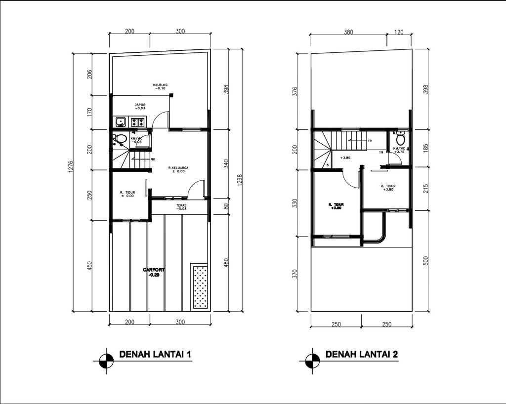 foto denah rumah tipe 43 Compact High Ceiling (3KT) (503) perumahan G-Land Ciwastra Park 2