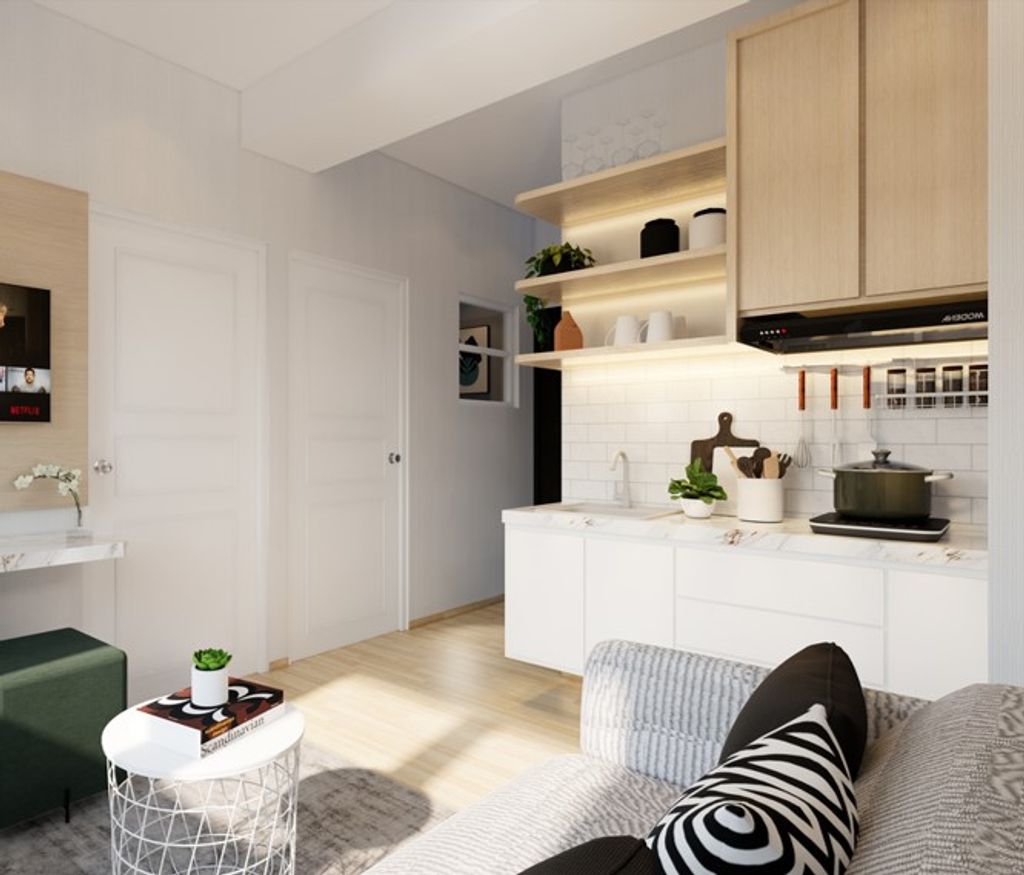 foto tampak rumah tipe 2 BR Tengah perumahan SAMESTA EAST POINT