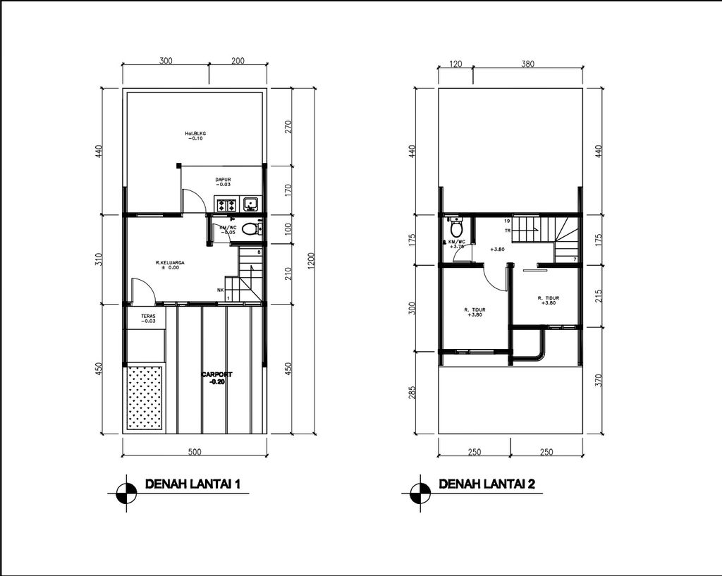 foto denah rumah tipe 38 Compact High Ceiling (2KT) (491) perumahan G-Land Ciwastra Park 2