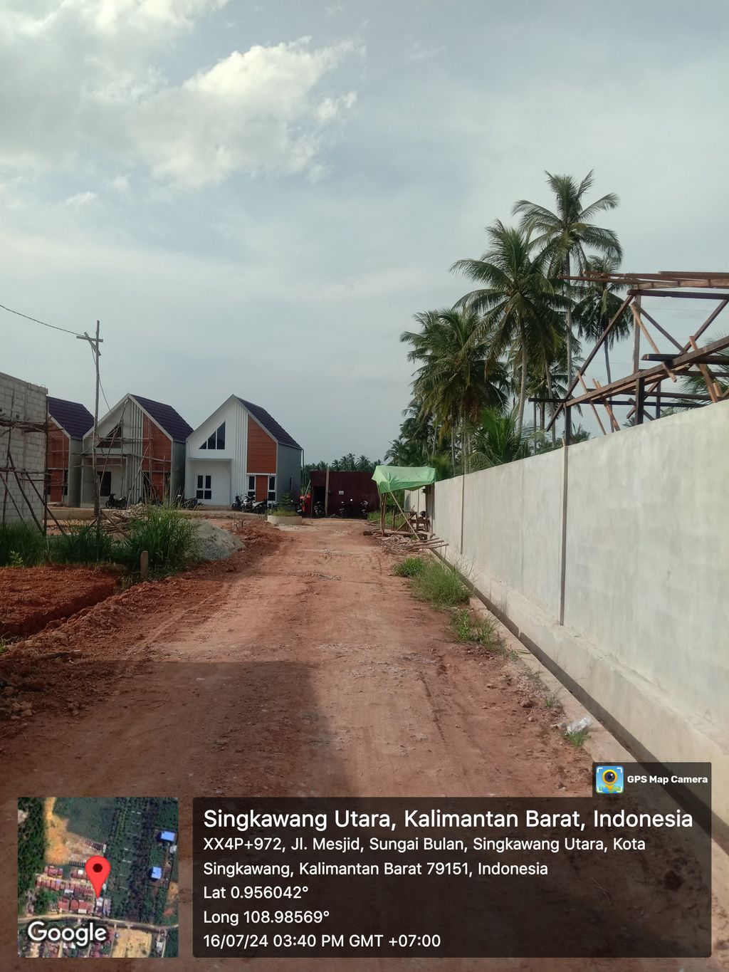 foto gerbang perumahan GARDEN CITY 3