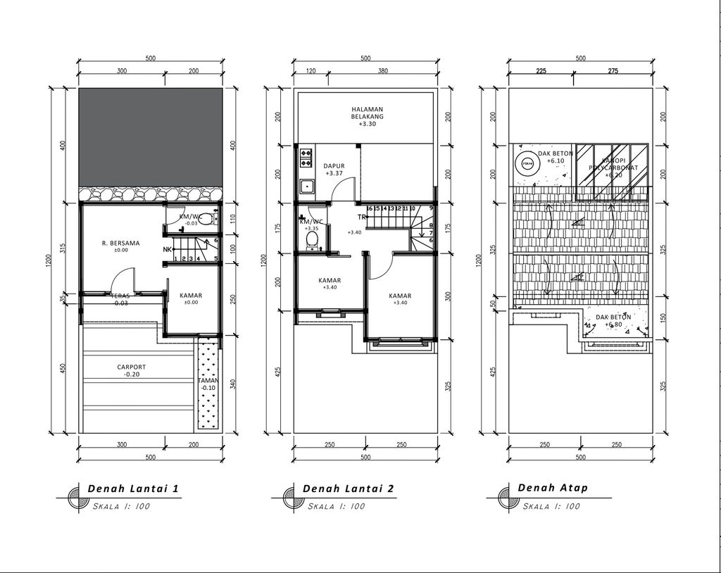 foto denah rumah tipe 41 Compact - Superimposed (382) perumahan G-Land Padalarang Residence 2