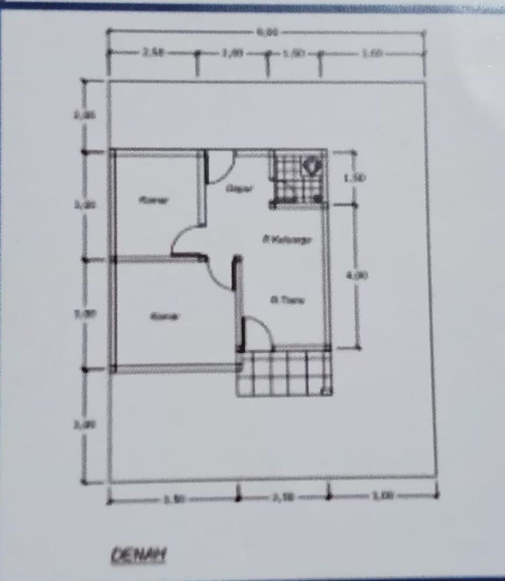 foto denah rumah tipe 36/99 perumahan PERUMAHAN TRANSAD INDAH RESIDENCE TAHAP 2