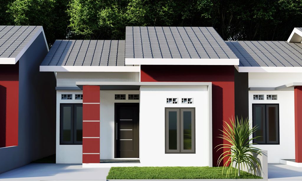 foto tampak rumah tipe 36 perumahan BINTANG RESIDENCE 2