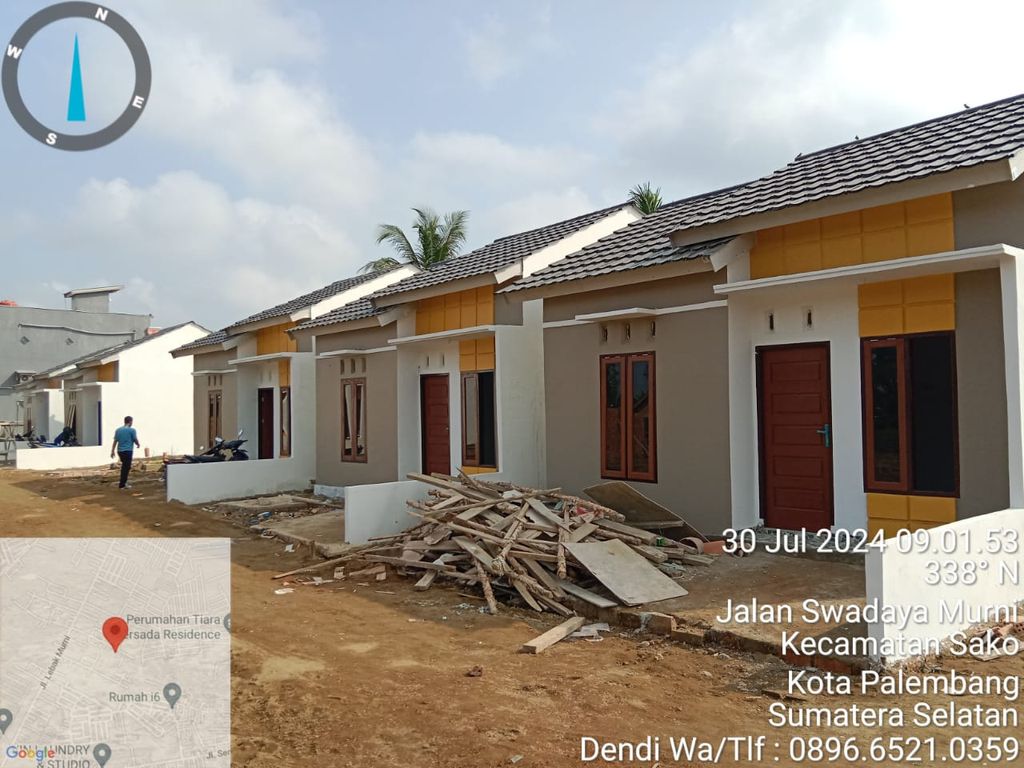 foto denah rumah tipe rumah subsidi perumahan GRIYA MUTIARA RESIDENCE 3